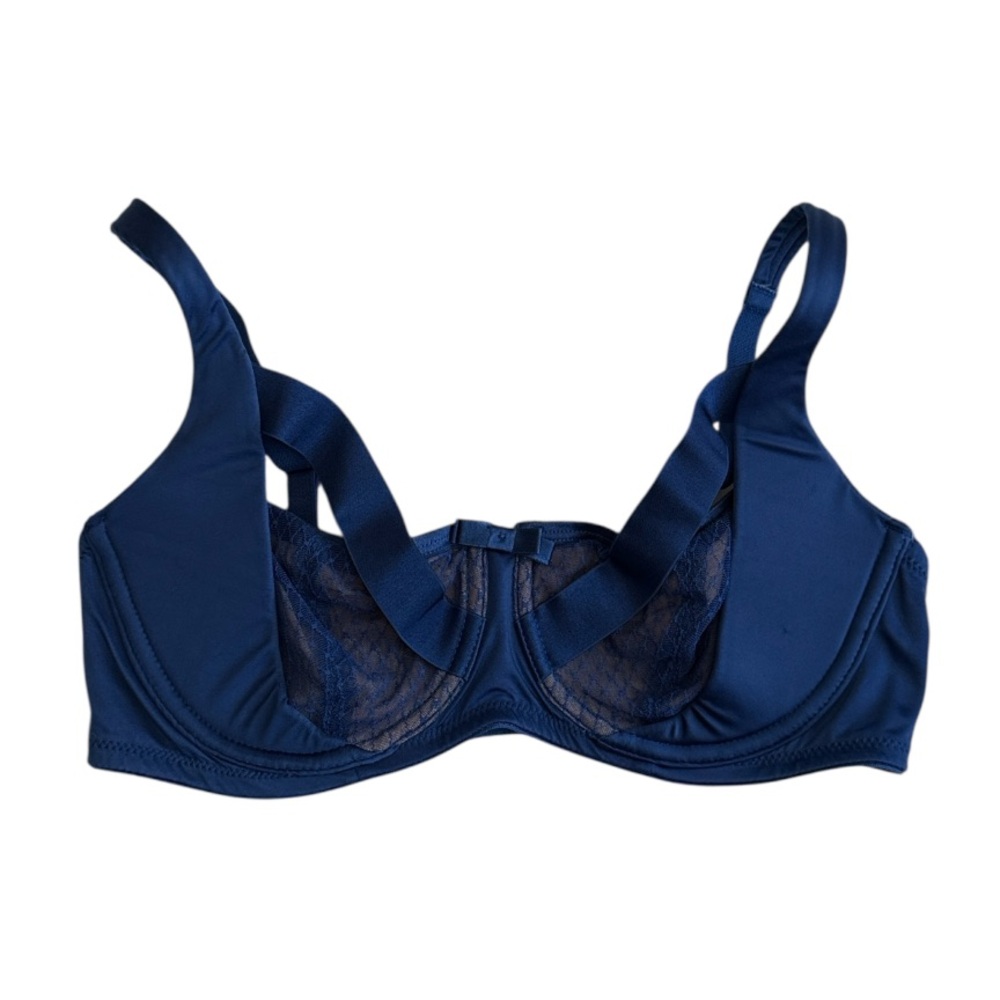 NWT Frederick's of Hollywood Denisa Blue Bra Sz 32D